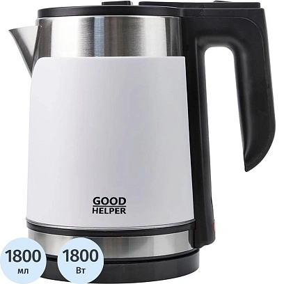 Чайник GOODHELPER KPS-185C, 1,8л., 1800Вт, (белый)