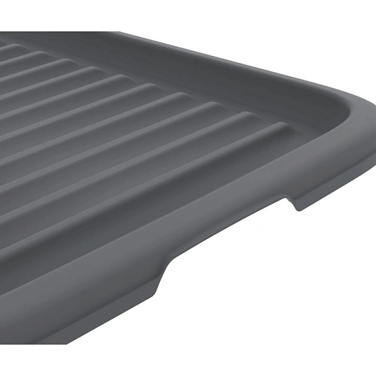 Лоток ET_Лоток для обуви Стиль 710x390x21мм,графит,арт.АП 361