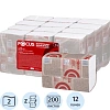 Полотенца бумажные д/дисп. FOCUS Premium Z-сл 2 сл 24х20см 200л/12пач/уп