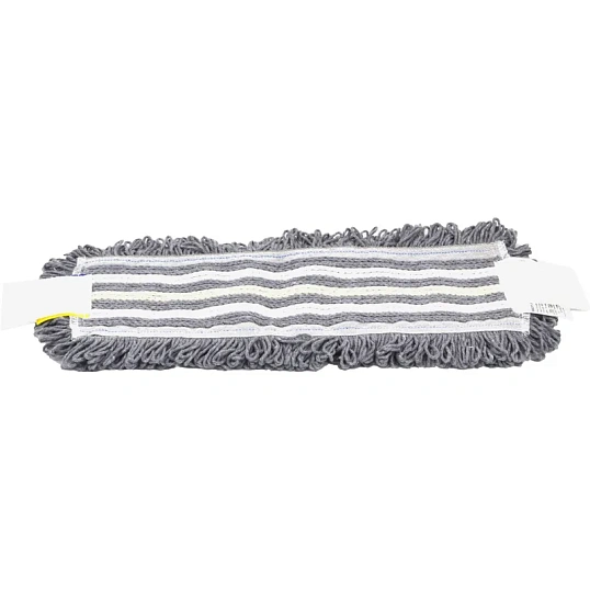 Насадка МОП плоский 40х13 см, хлопок+серая виск+микроф, т-обр ухо AS3709