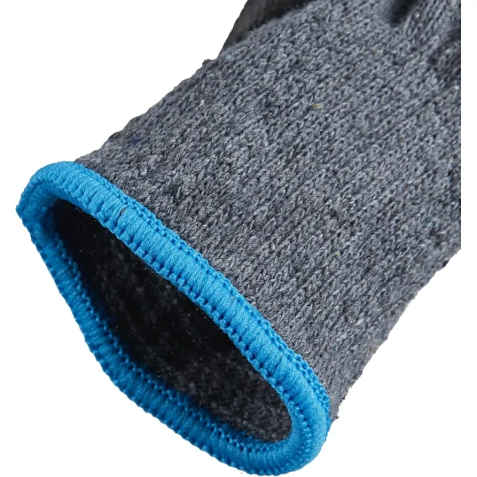 Перчатки трикотажные с дв.латекс. JetaSafety JL-101-XL серые рXL (12пар/уп)