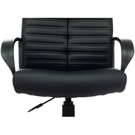 Кресло VB_Echair-657 PU кожзам черный пластик