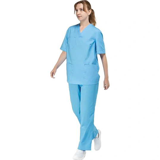 Костюм жен (куртка, бр) м05 плюс голуб 112-116/170-176