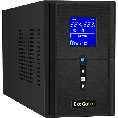 ИБП ExeGate SineTower SZ-1000 USB 1000ВА/800Вт,лин.инт,без бат(EX295987RUS)