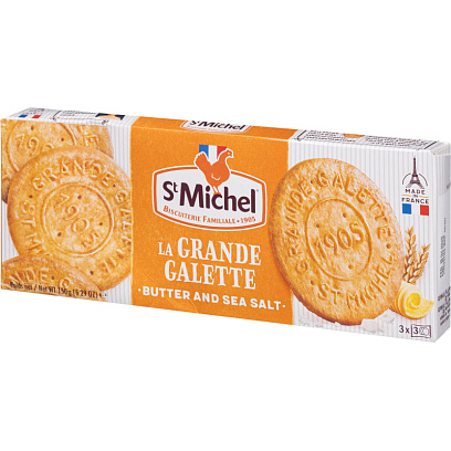 Печенье StMichel сливочное с Морской солью 150г