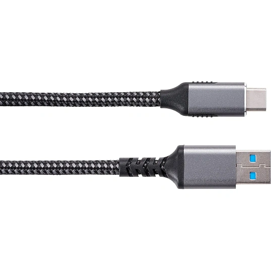 Кабель USB3.2 Gen2, AM->CM, 10Gbs, All Shell 2м VCOM <CU401M-2M