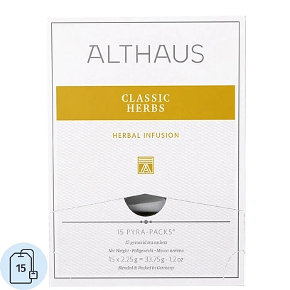 Чай Althaus Classic Herbs травяной, 15пак TALTHL-P00009