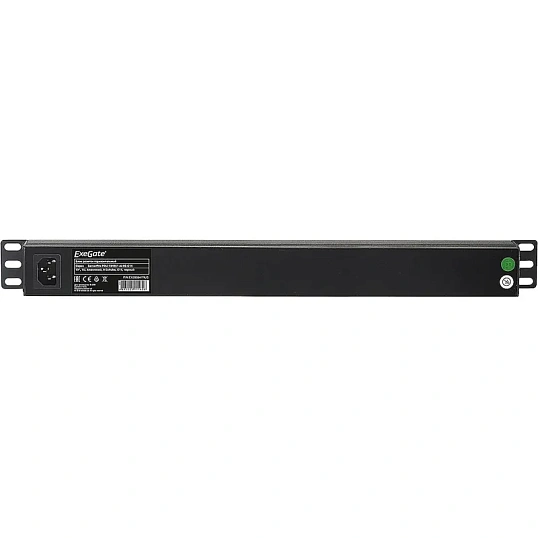 Блок розеток ExeGate ServerPro PDU-19H901 Al-9S-C14 (EX280847RUS)