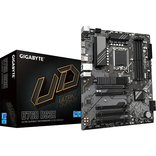 Материнская плата Gigabyte B760 DS3H s1700 Intel B760 4xDDR5 ATX