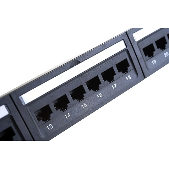 Патч-панель TWT TWT-PP24UTP 24 порта, UTP, кат.5E, 1U