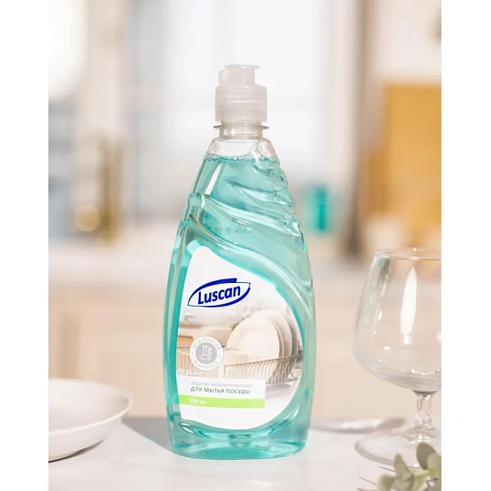 Средство для мытья посуды Luscan антибактериальное 500мл флип-топ