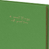 Ежедневник недатированный зеленый, А5 136 л., Do small things, ATTACHE