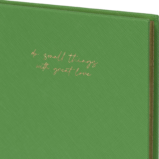 Ежедневник недатированный зеленый, А5 136 л., Do small things, ATTACHE