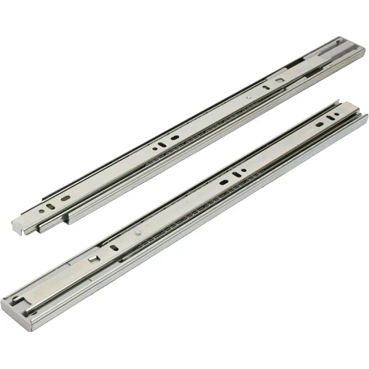 Направляющие УЗК_StahlBuro шариковые с довод.35-400/16(16331) ком-2шт хром