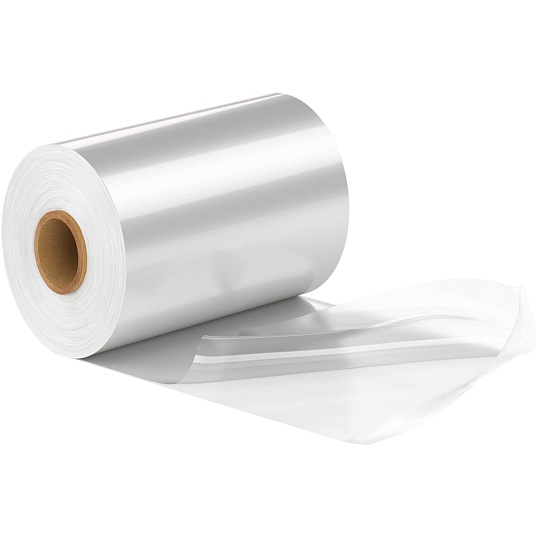 Пленка ТУ ПОФ первич. 350/700ммх750мх15мкм, полурук., 7,23кг нетто/рул