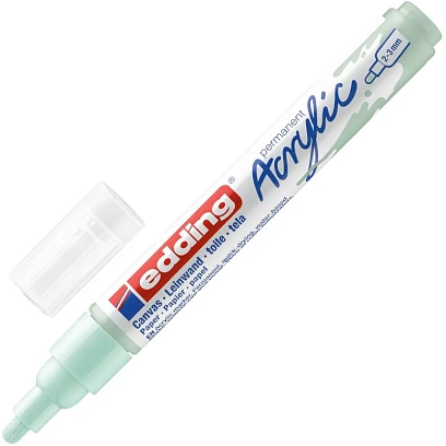 Маркер акриловый Edding 5100/928.кругл.нак. 2-3 мм. Цвет Мята