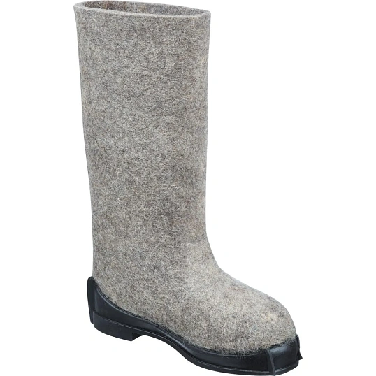 Валенки серые на резиновой подошве 14 РП  р.39/26