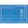 Коврик для резки TOPFORT 5ти-слойный А3 (45х30см),2х-сторонний,синий