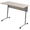 Парта МЕТ_ Стол ученический Гармония 2-местный 3-7г.р. шамони св./серый