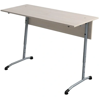 Парта МЕТ_ Стол ученический Гармония 2-местный 3-7г.р. шамони св./серый