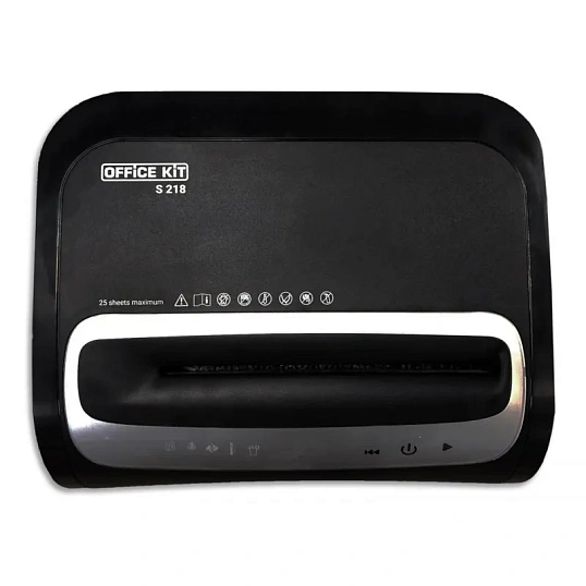 Шредер (уничтожитель) Office Kit S218 (1,9x13), 5 ур.секр., 25лист, 30 л