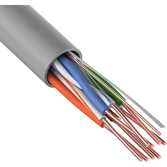 Кабель REXANT (01-0043) U/UTP, CAT 5e, PVC, 4PR, 24AWG, INDOOR, SOLID, 305м