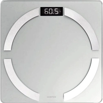 Весы напольные Centek CT-2425 Gray электронные 150кг, 0,1кг, LCD, 10 прогр
