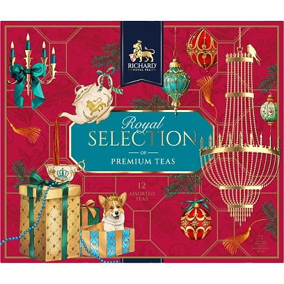 Чай Richard Royal Selection red Ассорти в пакетиках, 72 шт НГ
