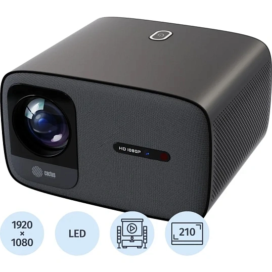 Проектор Cactus CS-PRC.05B.Full HD-A LCD 7500Lm ANSI 1000:1 2xHDMI 1