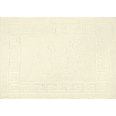 Полотенце махровое УЗБ Коврик, S  50х70 крем,151374