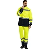 Костюм сигнальный летний муж (куртка,брюки) лс07 желт/т.син 96-100/182-188