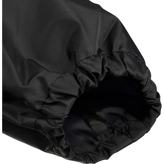 Фартук для труда Комус Класс 535x445 мм 2 кармана, нарукавн, Черный ФН 45