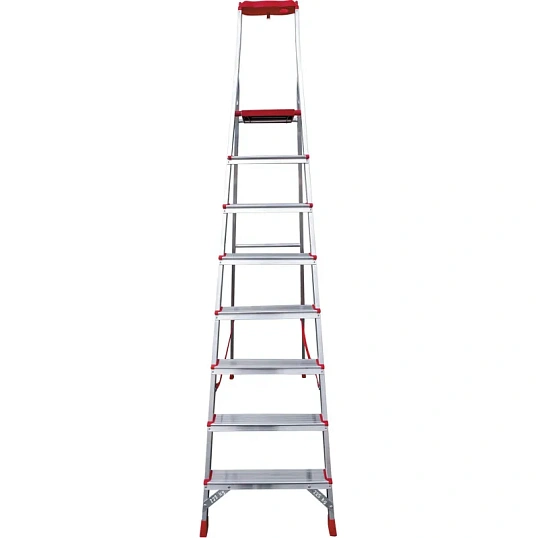 Стремянка алюминиевая Новая Высота NV 3115 1х8ступ 3115108