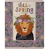 Тетрадь общая А5 ,48л, клетка,скрепка, HELLO SPRING, 5 шт в уп,7-48-448/5