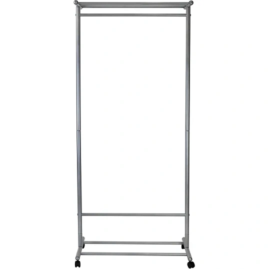 Вешалка МЕ_напольная М 9, колеса, металлик