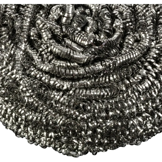 Губка-мочалка для мытья посуды YORK Макси спиральная стальная