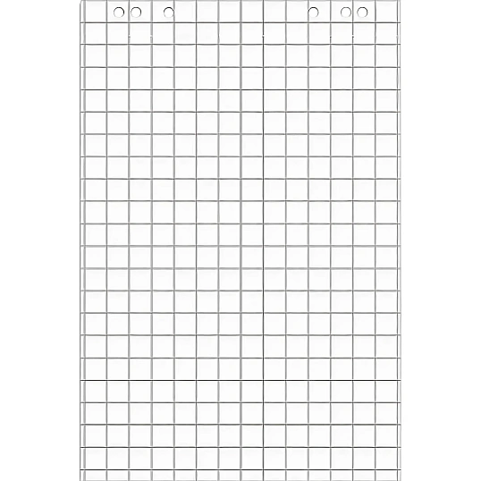 Бумага для флипчартов Attache клетк 67,5х98см 20л 80г белиз92% 5шт/уп