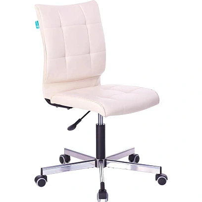 Кресло VB_БЮРОКРАТ CH-330M/BEIGE кожзам бежевый,хром