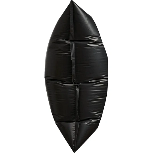 Мешки для мусора ПВД 240л 65мкм 10шт/рул черные 85х130см Luscan