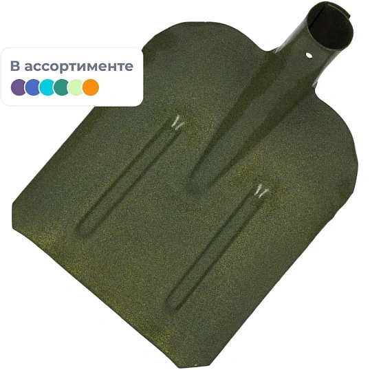 Лопата совковая 27x22 см металл с р/ж без черенка