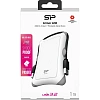 Портативный HDD Silicon Power Armor A30 1 TB USB 3.2, белый, резина