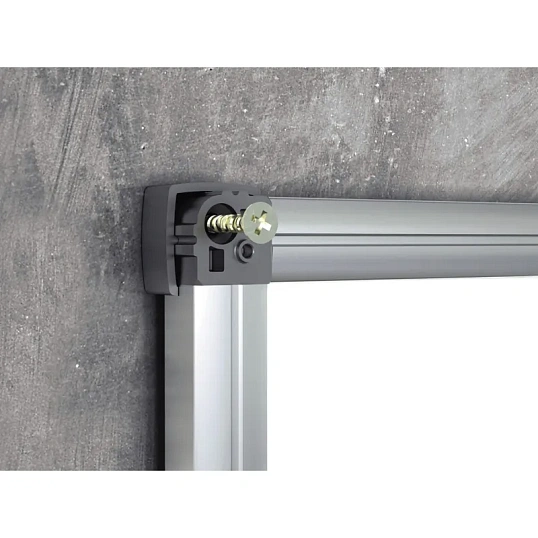 Доска магнитно-маркерная 90х120 лак Комус Premium алюмин. рама Россия