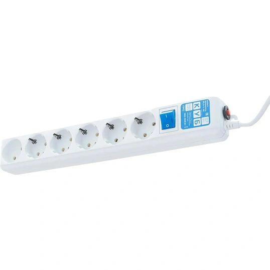 Сетевой фильтр Power Cube PRO 6р/1.9м 16А/3,5кВт бел (SPL(5+1)-16B-P-1,9M)