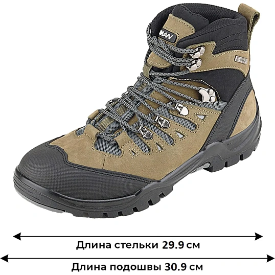 Ботинки мужские (WG2-19-NT), ПУ/Резина (р.45)