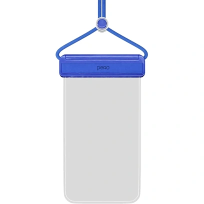 Чехол PERO влагозащитный для смартфона SB04 WATERPROOF BAG синий