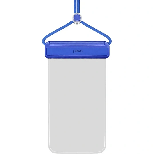 Чехол PERO влагозащитный для смартфона SB04 WATERPROOF BAG синий
