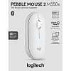 Мышь компьютерная Logitech беспр. M350S Pebble 2 BT TONAL WHITE 910-007013