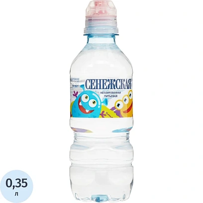 Вода питьевая Сенежская негазированн. пэт 0,35л