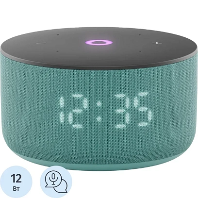 Умная колонка Яндекс Станция Мини 3 с Алисой на YaGPT бирюз (YNDX-00027TRQ)