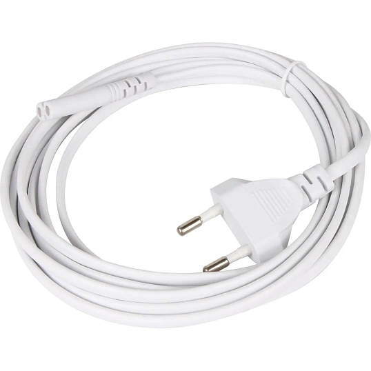 Кабель для аудио-видео IEC-320-C7, 2-pin 3m ,белый, iOpen<ACE023-W-3.0M